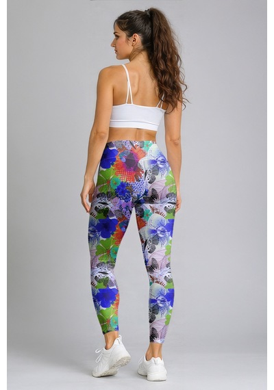Jolt Kadın Desenli Uzun Tayt Model No : 075 - Jolt0101 Çok Renkli