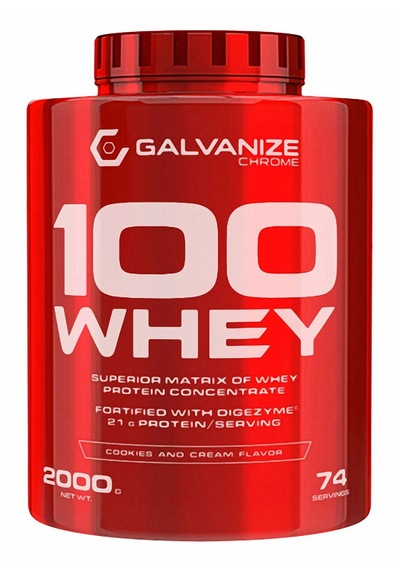 Galvanize Nutrition 100 Whey Protein 74 Servis 2000 Gr Kurabiye Kurabiye
