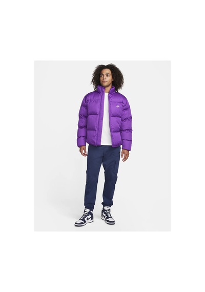 Nike Sportswear Club Şişme Erkek Montu Mor Mor