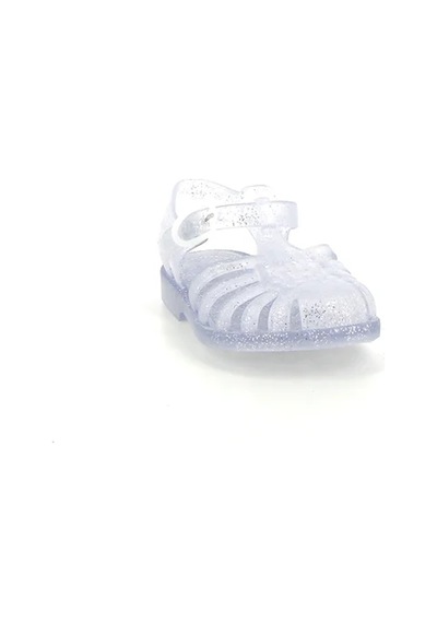 Meduse Sunmif Mat Argent Paillete - Mat Şeffaf Kız Çocuk Sandalet