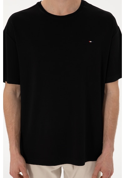 U.S. Polo Assn. Erkek Comfort Fit Bisiklet Yaka Siyah Tişört 50307322-VR046 U.S. Polo Assn. Erkek Comfort Fit Bisiklet Yaka Siyah Tişört 50307322-VR046