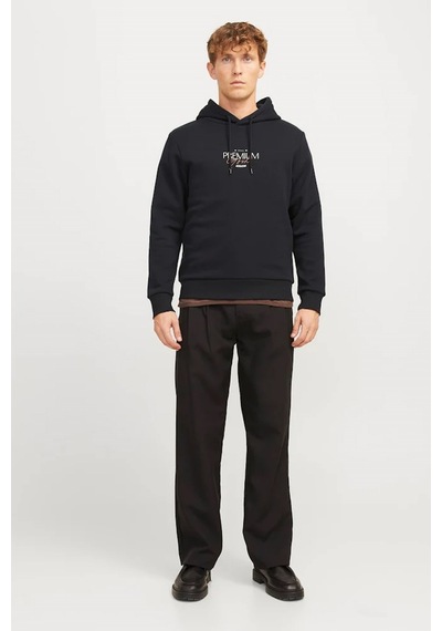 Jack & Jones Jprblaharold Kapüşonlu Erkek Sweat 12271193 Siyah