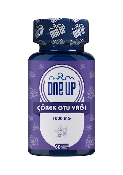 One Up Çörek Otu Yağı Aromasız 1000 Mg 60 Yumuşak Kapsül