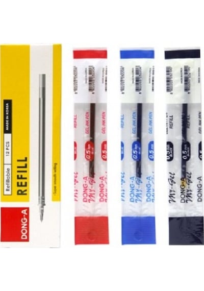 Dong-A My-Gel Iğne Uçlu Jel Kalem Yedeği Mavi 1 Adet