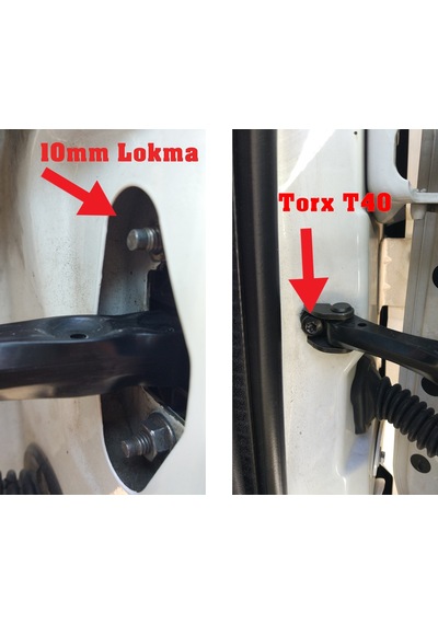 Barrer Citroen C4 Kapı Gergi (Limitör) Tamir Kiti (2 Kapı Set) 2004-2011