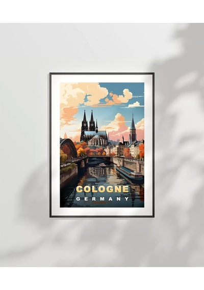 Çerçevesiz Poster Ren Nehri'nin İncisi