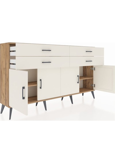 Arges Konsol 2 Raflı 4 Çekmeceli 8 Kapaklı 176x30x99 Çam-aytaşı Aytası/aytası - Atlas Çam Arges Konsol 2 Raflı 4 Çekmeceli 8 Kapaklı 176x30x99 Çam-aytaşı Aytası/aytası - Atlas Çam