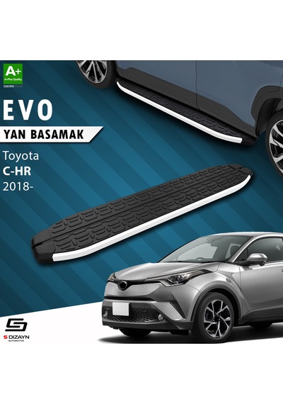 S-dizayn Toyota C-hr Evo Aluminyum Yan Basamak 173 Cm 2018 Üzeri