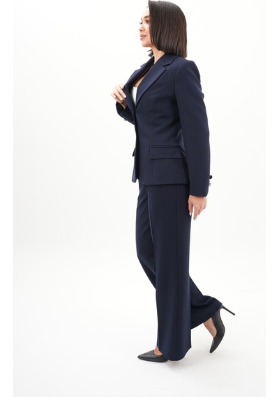 Velnara Moda Lacivert Modern Klasik Kadın Takım Elbise - Düğme Detaylı Ceket & Boru Paça Pantolon Lacivert - 942442082 Lacivert Velnara Moda Lacivert Modern Klasik Kadın Takım Elbise - Düğme Detaylı Ceket & Boru Paça Pantolon Lacivert - 942442082 Lacivert