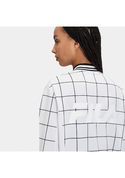 Beyaz - Siyah Fila Mont Check Allover Print Su411118 Beyaz - Siyah