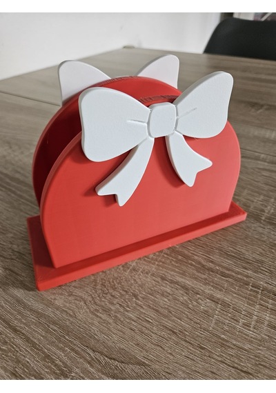 3d Baskı Yılbaşı Temalı Peçetelik Noel Dekoratif Masa Peçete Standı Çok Renkli