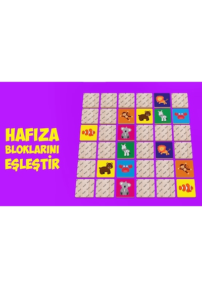 Rossie Ahşap Hafıza Geliştirme Oyunu - Memory Game