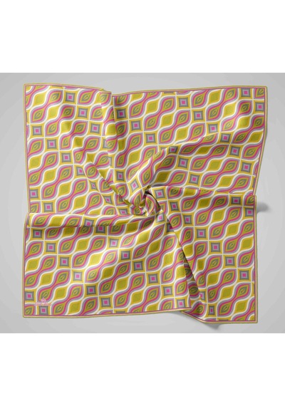Silk Home Twill İpek Eşarp 11470-36 Sarı, Pembe, Fıstık Yeşili, Asit, Antrasit