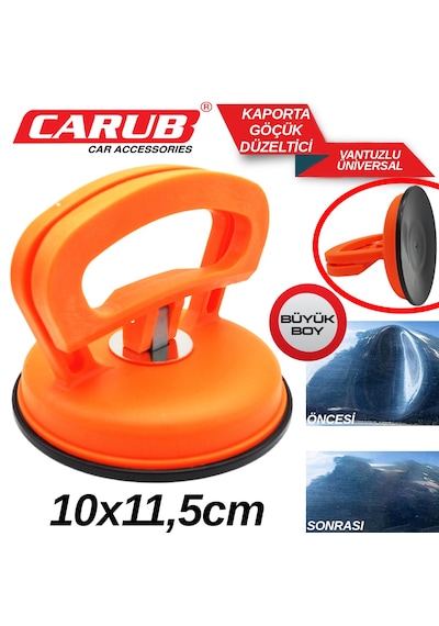 Carub Kaporta Göçük Düzeltici Vantuz 10x11,5 Cm Vantuzlu Üniversal, Tek Vantuz