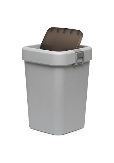 Motekk Comfort Dust Bin Gri Mutfak Çöp Kovası - 18 Lt