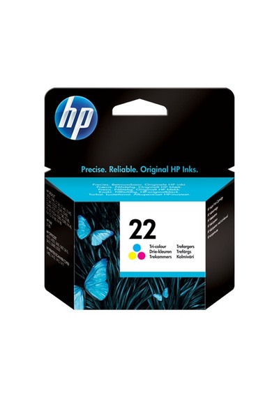 Hp C9352Ae 22 Uc Renklı Murekkep Kartusu 165 Sayfa
