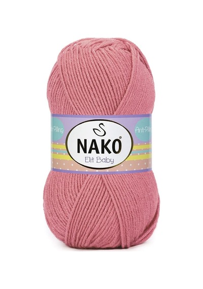 Nako Elit Baby 10325 Gül Kurusu El Örgü İpi