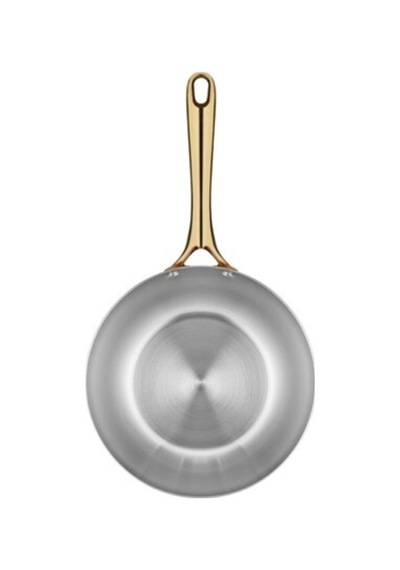 Multi Metal Bakır Wok Tava 24cm Bakır