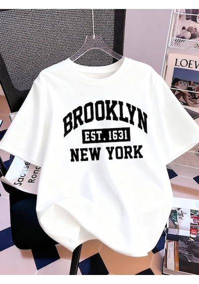 Noıssey Urban Pop Graphic Kadın Tişört Koleksiyonukod 5080 Beyaz1