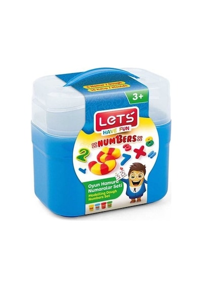 Let's Oyun Hamuru Numaralar Seti 4x75 Gr 19 Parça L-8497