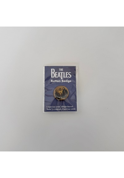 The Beatles Rozet Pinback Button Siyah 49301059