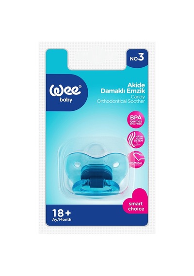 2 Adet Wee Baby Akide Damaklı Emzik No:3