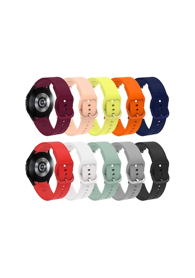 Galaxy Watch 4 40mm Krd-50 Uyumlu Zore Kordon-mürdüm