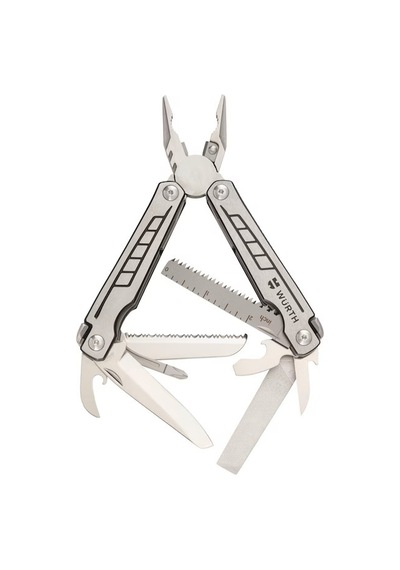 Würth Multi-function Tool Set 2 Parça - Kamp, Outdoor Ve Ev İçin Çok Amaçlı Alet Metal