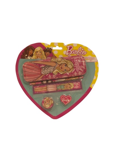 Barbie Kırtasiye Seti 5 Parça B-3765a 9008210 Çok Renkli
