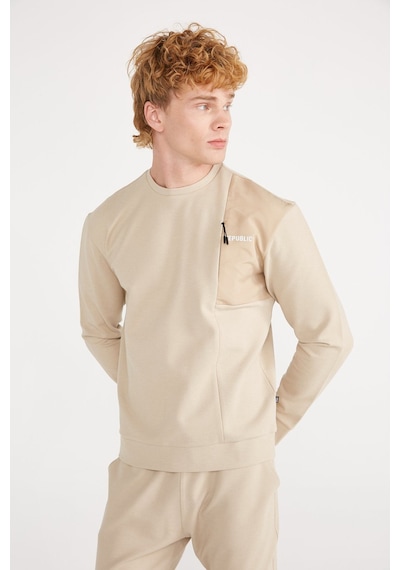Jepublic Erkek Bej Sweatshirt Model Kodu : J232406 Bej