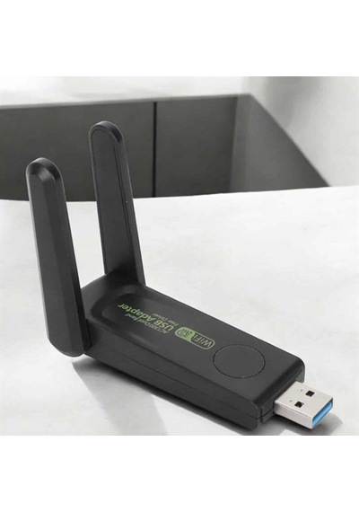 Ultratekno Dual Band Wifi Adaptör Usb 3.0 1200 Mbps Çift Antenli Kablosuz Alıcı