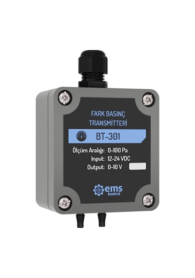 Ems Bt-302-0.25 ,24vdc 0..250pa 0..10v Fark Basınç Sensör