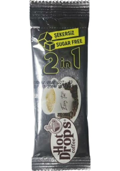 Hot Drops 2'si 1 Arada Sütlü Otobüs İkramlık Hazır Kahve 40 x 5 G