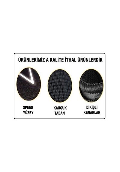 Appa Razer 4 Oyuncu Mouse Pad 32x24 Cm Kaymaz Dikişli Siyah