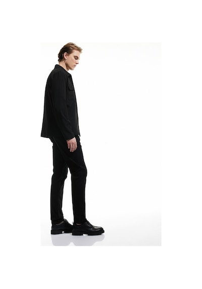 Koton Pamuklu Düğmeli Chino Cep Detaylı Slim Fit Pantolon Siyah 5sam40099hw Siyah Koton Pamuklu Düğmeli Chino Cep Detaylı Slim Fit Pantolon Siyah 5sam40099hw Siyah