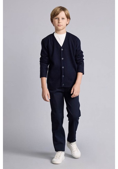 Defacto Gabardin Lacivert Erkek Çocuk Eşofman Altı T8850a6/nv253