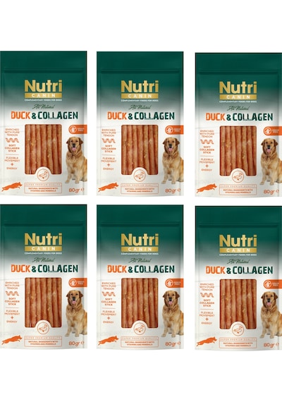 Nutri Canin Ördek Etli Ve Kolajenli Tahılsız Köpek Et Ödülü 80 G X 6 Adet