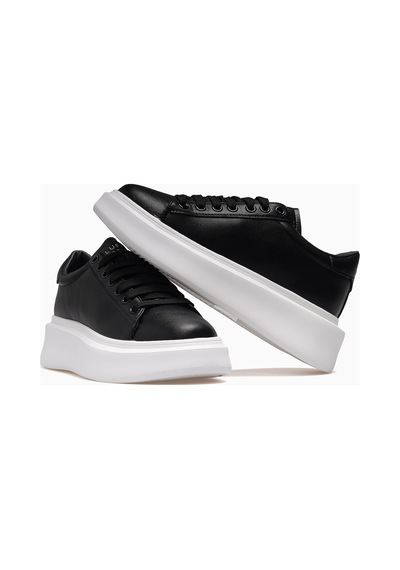 Lufian Grace Kadın Deri Sneaker Ayakkabı 26y 121230109 Siyah