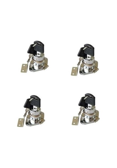 Oval Mobilya Ve Çekmece Kilit 4 Adet 0.30 Mm