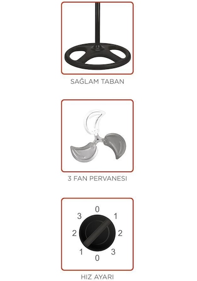 Torima Sf-03 Gümüş Ayarlanabilir 18'' İnc Ayaklı 55w 3 Kademe 3 Pervaneli Vantilatör Fan
