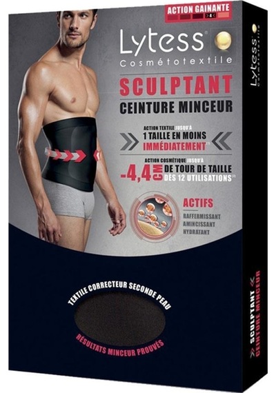 Lytess Erkekler İçin Sıkıştırıcı Etkili Siyah Korse - Men Sculpt&slim Slimming Belt Xxl 3662019000289 No Color