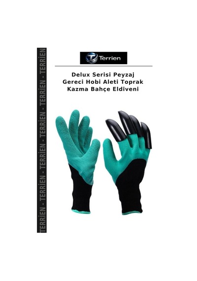 Delux Serisi Peyzaj Gereci Hobi Aleti Toprak Kazma Bahçe Eldiveni