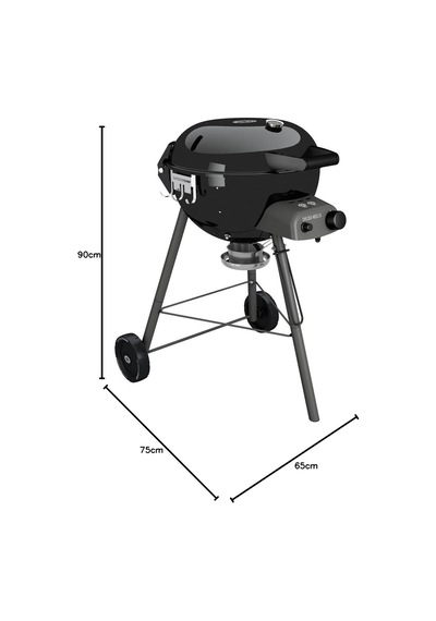 Tr Chelsea 480 Barbekü, G Lh Lpg'li Mangal Ayaklı, Easy Flip Pişirme Hunisi, Entegre Termometre, Direkt Endirekt Izga