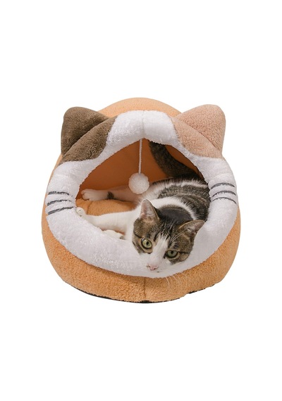 İç Mekan Kediler İçin Kedi Yatakları, Kedi Mağarası Yatağı, Kedi Çadırı Ev Kedi Kulübesi, Çıkarılabilir Y