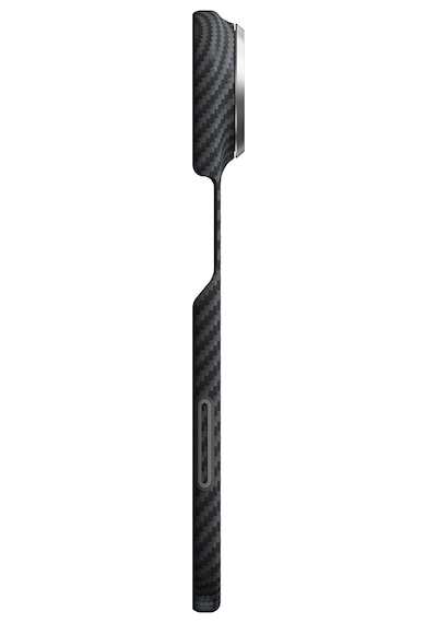 Apple Uyumlu iPhone Duo Kılıf M-safe Özellikli 600d Aramid Karbon Fiber Edge Black-grey Twill Kapak Siyah-gri Siyah - Gri