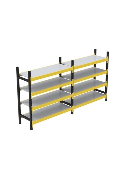 Tr 4 Katlı Duble Midi Rack - Ekonomik Depo,arşiv, Kiler Rafı Genel Tr 4 Katlı Duble Midi Rack - Ekonomik Depo,arşiv, Kiler Rafı Genel