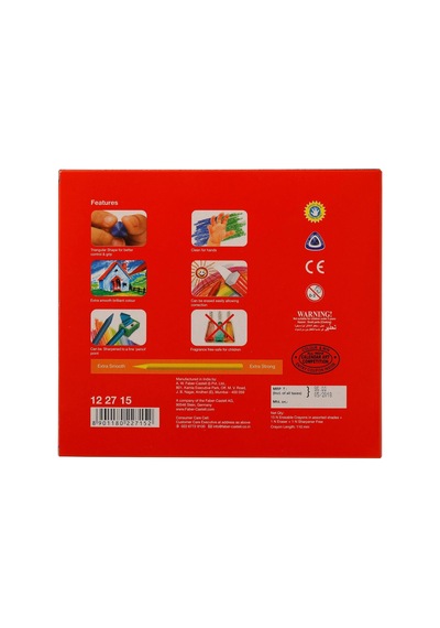Faber-castell Silinebilir Mum Boya, 15 Renk Genel