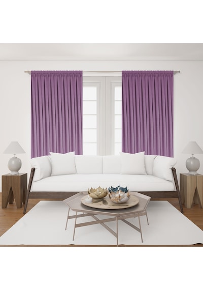 Premier Home Astoria Fon Perde 140x260 Lila