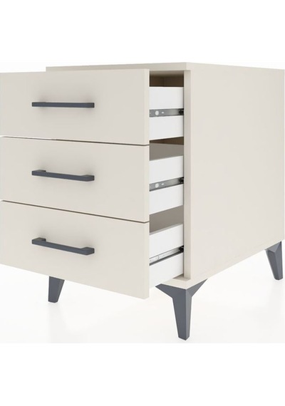 Kronos Komodin 3 Çekmeceli 44x59x64 Aytaşı-aytaşı Aytaşı