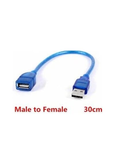 Usb Ara Kablo 30 Cm Erkek Dişi Usb Uzatma Kablosu Kısa Uzatma (552903342)